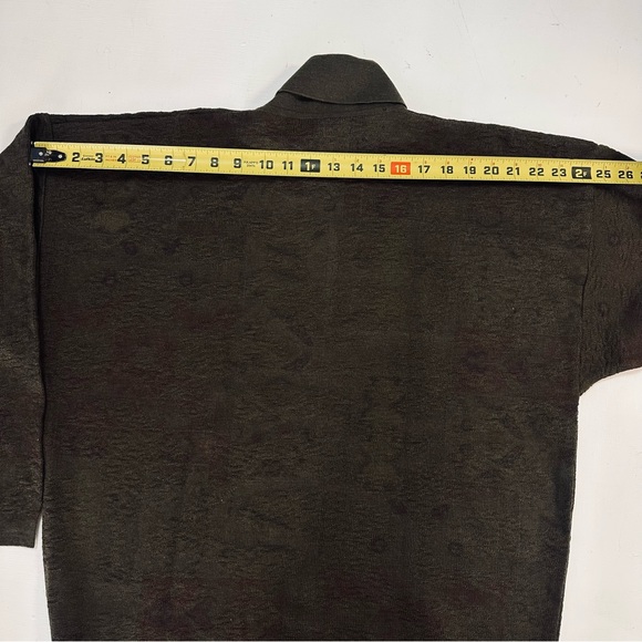 cortigiani sweater Turtleneck color green dark size 50 /L excellent condition - Picture 4 of 8